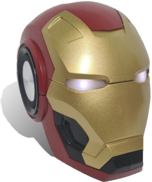 Marvels Bluetooth Speaker-Red/Gold | 3W Sound, FM Radio, Wireless Bluetooth Party Speaker 4.1