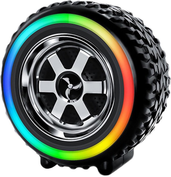 Prime Luxe Gadgets Tyre Shape Portable Wireless Bluetooth Speaker Bluetooth Portable Speaker 1.0