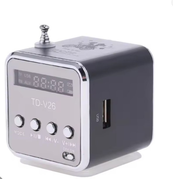 fantasy town Speaker Portable Mini Bluetooth Speaker with Screen Radio Laptop MP3 Player Bluetooth Portable Speaker Mono