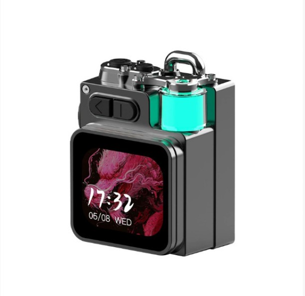 fantasy town Portable Bluetooth Speaker with LED Display, RGB Lights, TF Card Support, 5W Output, 4-6 Hours Playtime Bluetooth Portable Speaker Stereo