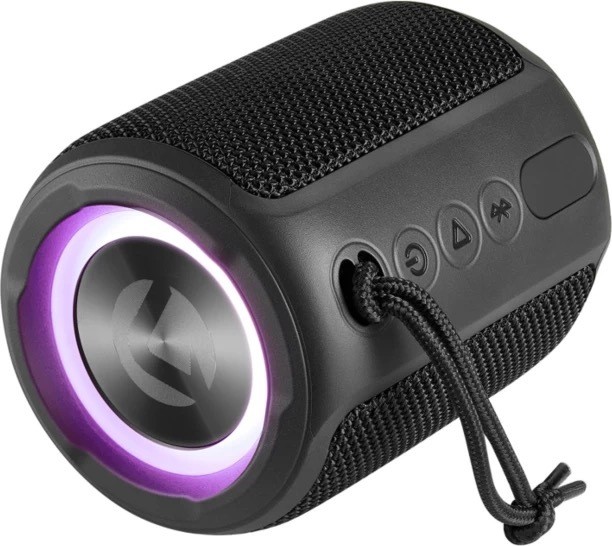 Volkano Hydro Series IPX7 Bluetooth Speaker - Black Bluetooth Portable Speaker Mono
