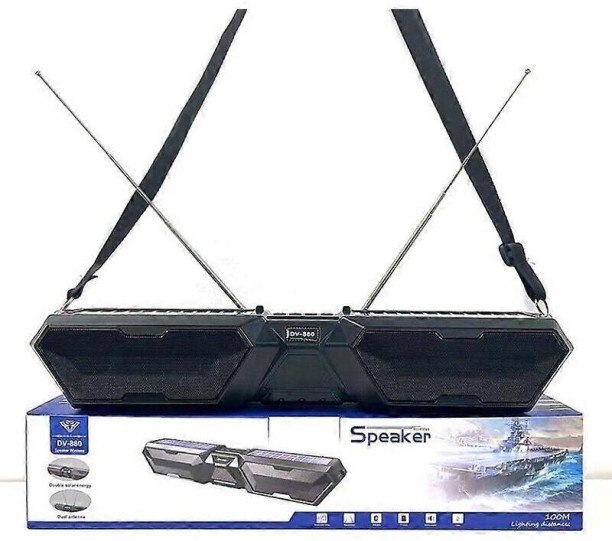 DANIEL JUDAS Portable Dual Solar Bluetooth Speaker Bluetooth Portable Speaker 2.0