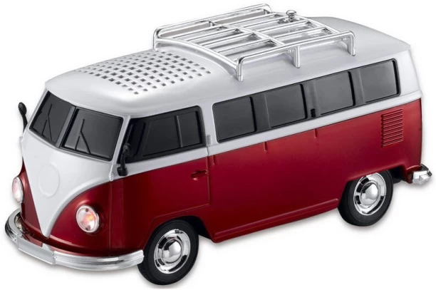 Wobuciko Bluetooth Speaker Wireless Bus Shape WS266 Bluetooth Portable Speaker 2 Way Speaker