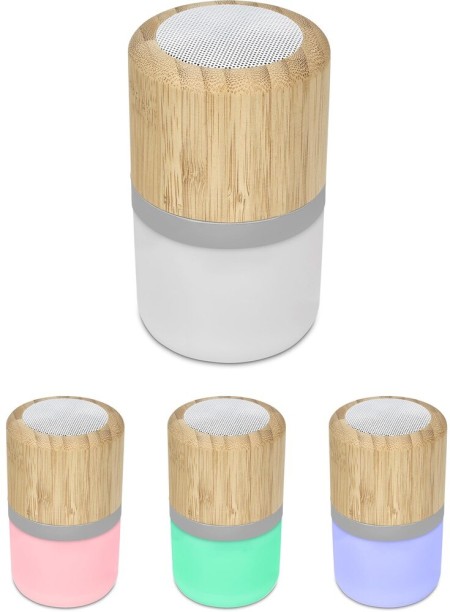 Okiyo Heiwa Bamboo Bluetooth Speaker & Night Light Bluetooth Portable Speaker 3