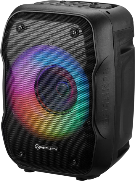 AMPLIFY AM-3400-BK Bluetooth Portable Speaker Stereo