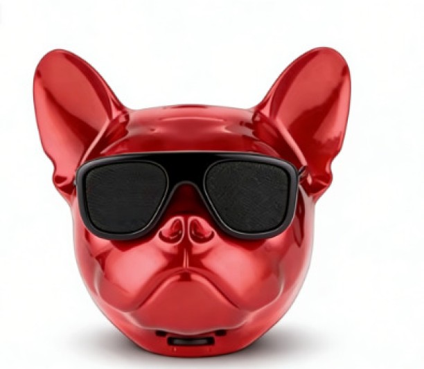 fantasy town Bluetooth Speaker，Creative Funny Method Dog-shaped Bluetooth Speaker Touch Portable Series Dog Head Wireless Bluetooth Audio Bluetooth Smart Speaker Stereo