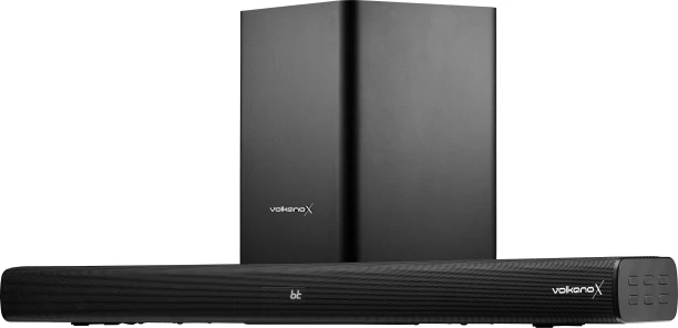 VolkanoX Supersonic 2 Series 200w System with Wireless Subwoofer Bluetooth Soundbar 2.1
