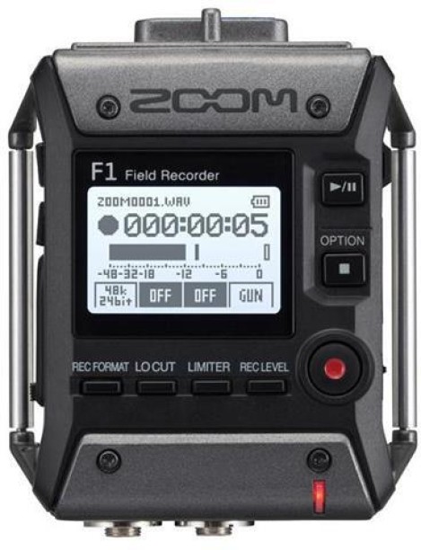 zoom Field Recorder with Shotgun Microphone 32 GB Voice Recorder