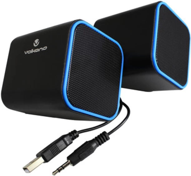 Volkano Diamond Series USB(USB-Powered PC Speakers,3.5 mm AUX) Home Audio Speaker Stereo