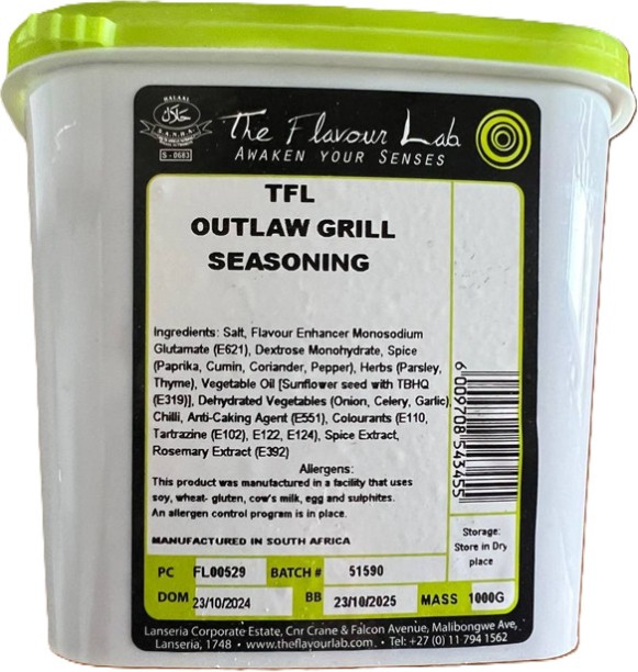 The Flavour Lab Outlaw Grill Spice (Catering/ Restaurant Grade)