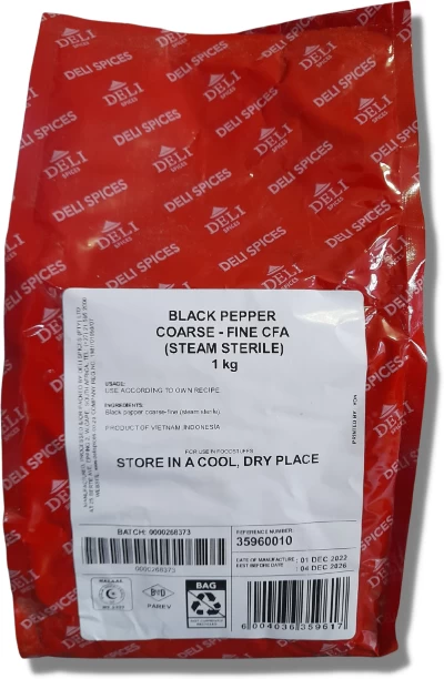 Deli Spices Black Pepper Medium Coarse Fine