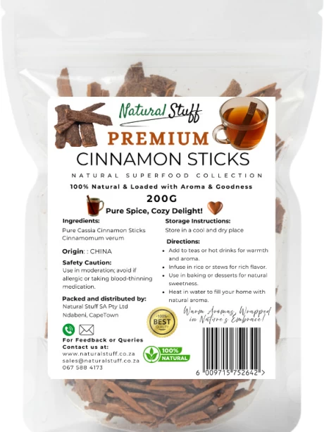 Natural Stuff Premium Cinnamon Sticks