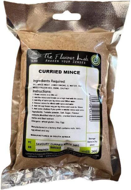 The Flavour Lab Curried Mince Mix (Restaurant/ Catering Grade)