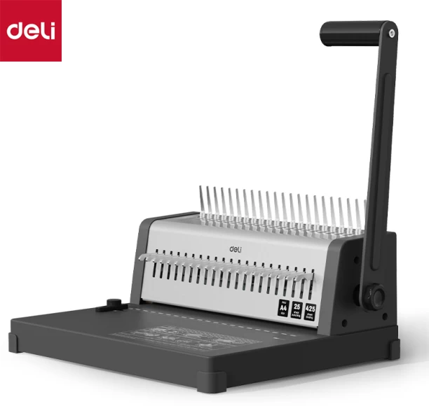 Deli Stationery Binding Machine Manual Comb Binder