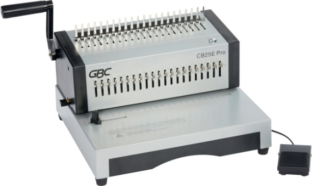 GBC CB25E Pro Heavy Duty Punch and Comb Binding Machine Electric Comb Binder