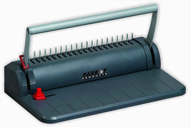 Parrot Comb Binding Machine (150 Sheets - 20mm) Manual Comb Binder