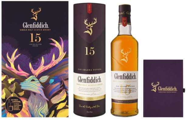 Glenfiddich 15 Year Old Single Malt Scotch Whiskey