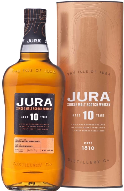 Jura 10 Year Old Single Malt Whiskey