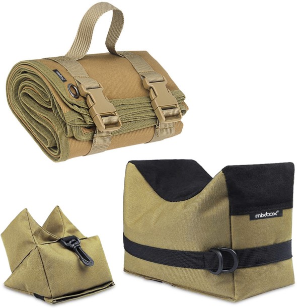 Mixbox Outdoor Shooting Mat & Shooting Rest Bag Set