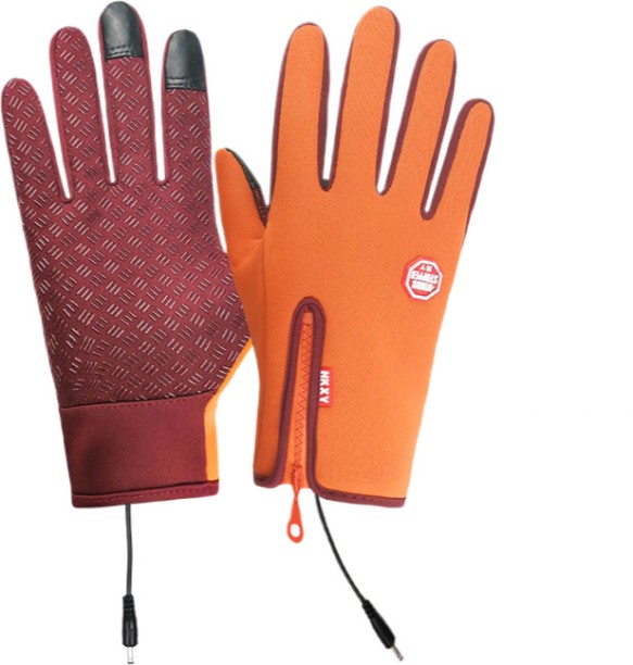 OLOEY USB Heated Gloves for Men and Women Winter Windproof and Waterproof Cycling Gloves Riding Gloves