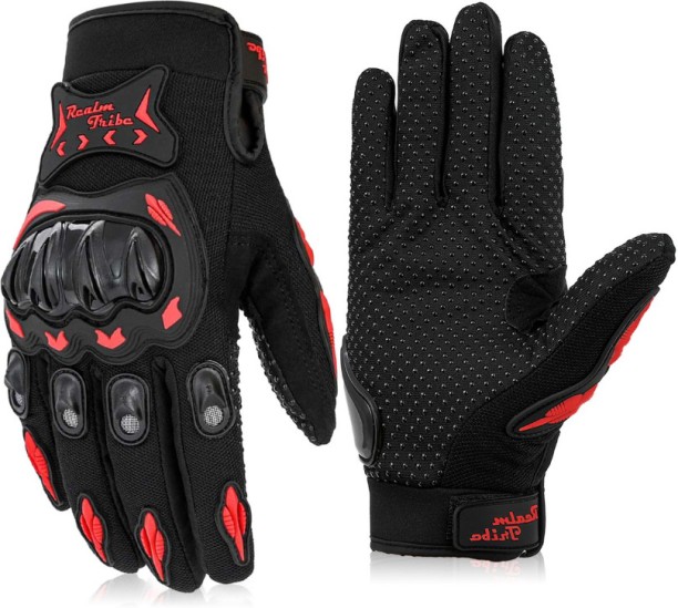 HOME GYM Motorcycle Gloves Riding Gloves for Bike Motocross Racing - Red - M Riding Gloves