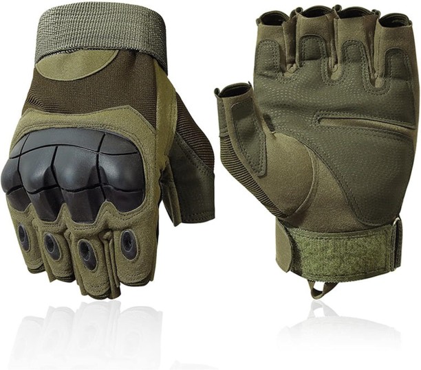 Fariedl Fingerless Gloves，Outdoor Fingerless Gloves for Men - Driving, Hiking, Biking & Motorcycle Gloves Riding Gloves