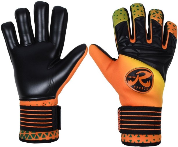 RONEX Professional Goalkeeper Gloves: Neoprene Finger Protection, Anti-Slip Latex Super Grip Palms Goalkeeping Gloves