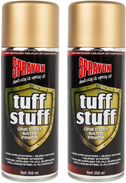 Sprayon Tuff Stuff Gold Matte Spray Paints