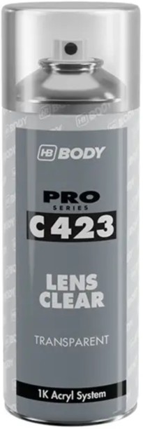 HB Body C423 Lens Clear Headlight Restoration Spray Transparent Gloss Flammable Spray Paints