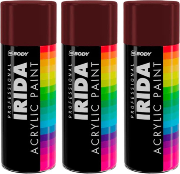 HB Body Professional Irida (Ruby Red) RAL3003 Acrylic 1K Gloss Flammable Spray Paints