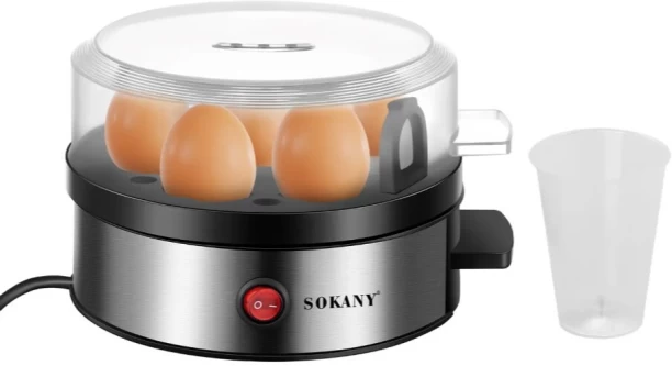 Sokany High quality 360w Stainless Steel Mini Egg Boiler Steamer