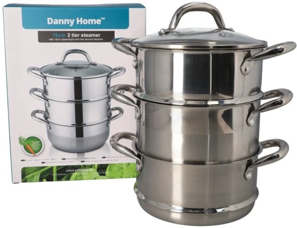 Danny Home 18cm 3 Tier Steamer Steamer