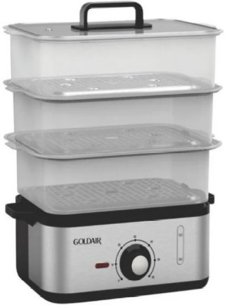 Goldair Stainless Steel 3 Tier Food Steamer