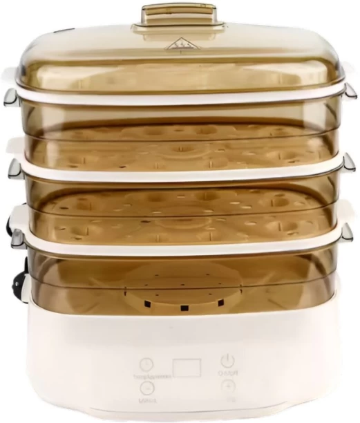 PrimePickSA 800W 4-Layer Electric Food Steamer – 28L Large Capacity Wok Steamer for Healthy Cooking & Multi-Meal Prep Steamer