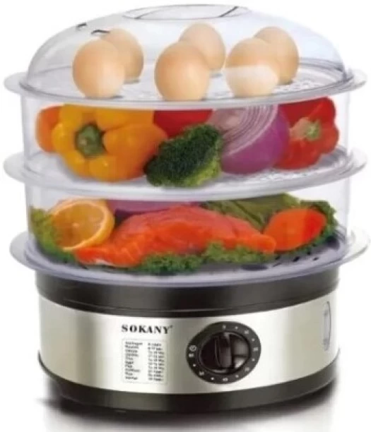 Sokany Large Capacity Kitchen Electric Food Egg Warmer, Corn Warmer Boiler, Corn Warmer Boiler, Breakfast Cooking Machine Steamer