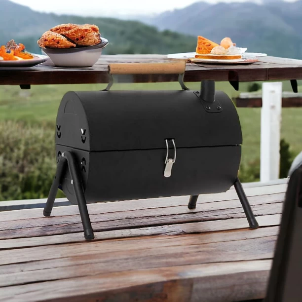 SMTE Adventure-Ready Portable Barbecue Grill Steamer