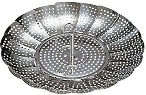 Non Branded Stainless Steel Food Steamer - Vegetable Steamer - Expandable 21cm Steamer