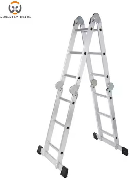 Cashway Multi Function Ladder Silver/Black Aluminium Ladder