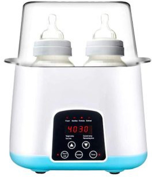SA TRADE Smart thermostat Double Bottle Baby Food Heater for Breast Milk Or formula - 2 Slots