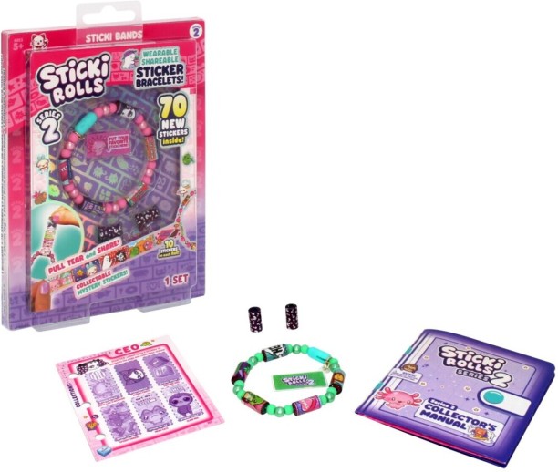 Sticki 10 cm Book Rolls Self Adhesive Sticker