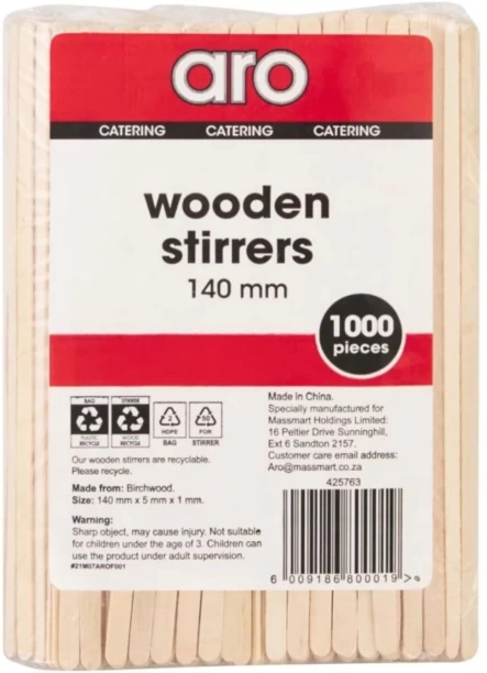 Aro 1000s Wooden 20 cm Stirrer