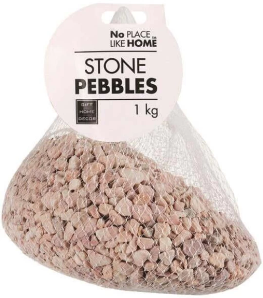 No Place Like Home Pebbles - Household Accessories - Stone - Outdoor Decor - 3 Pack Regular Angular Sandstone Stone
