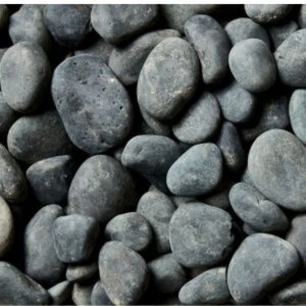Garden Decor Pebbles Grey Regular Oval Rock Pebbles