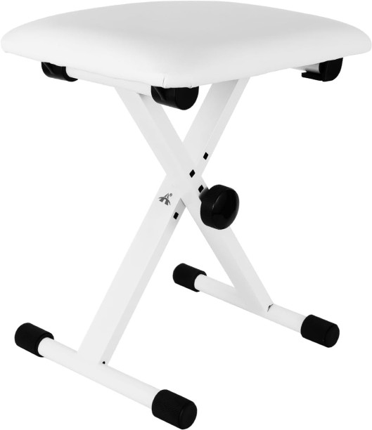 ALANES Keyboard Bench X-Style Padded Adjustable Portable Stool Stool
