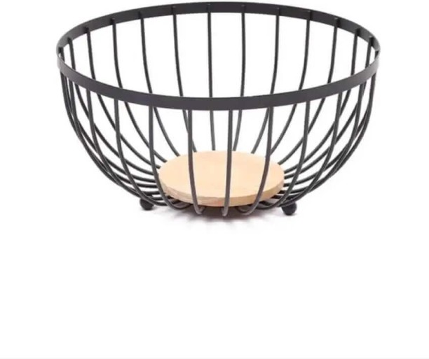 Perfect Dealz Aluminium, Wooden GDG-89I8 Storage Basket