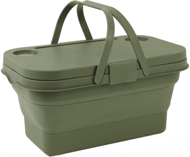 Generic Plastic Multi-Functional Collapsible/Foldable Picnic Indoor And Outdoor Basket Storage Basket
