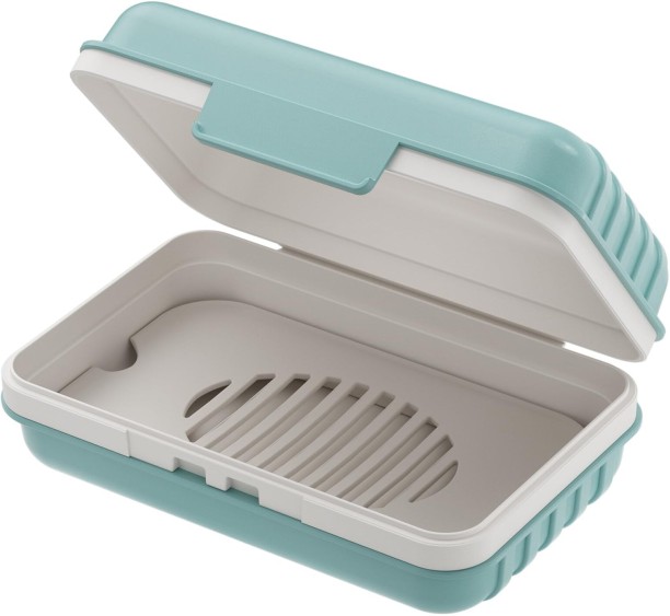 OMGift Bar Soap Holder Dish 1 Pack for Shower, Travel Soap Case with Lid for Gym, Camping Essentials, Hiking, Travel Size Toiletries, Portable, Leakproof Health & Beauty - Bath Care & Fragrances Soap Case For  Adults