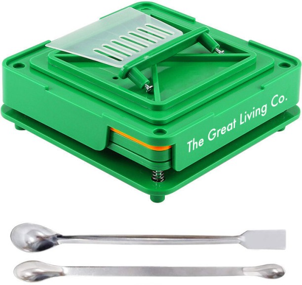 The Great Living Co. Capsule Filling Machine-Size 0-100 Holes-2 Capsule Filler Tools-Dark Green Gym & Fitness Capsule Filling Tools