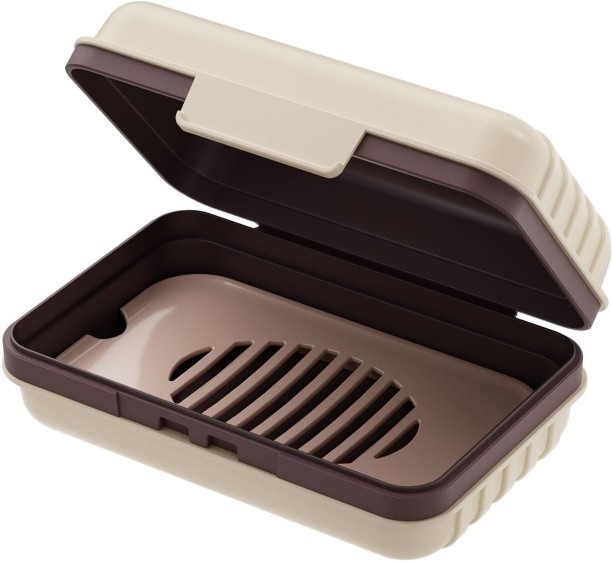 OMGift Bar Soap Holder Dish 1 Pack for Shower, Travel Soap Case with Lid for Gym, Camping Essentials, Hiking, Travel Size Toiletries, Portable, Leakproof Health & Beauty - Bath Care & Fragrances Soap Case For  Adults