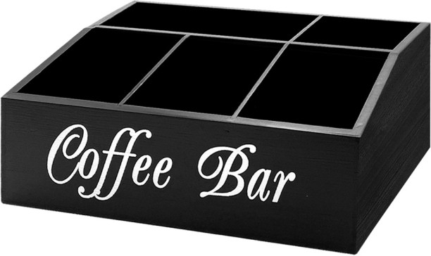 chenshia Premium 5 Tub Countertop Coffee Bar & Tea Station Organizer Shelf Organizers
